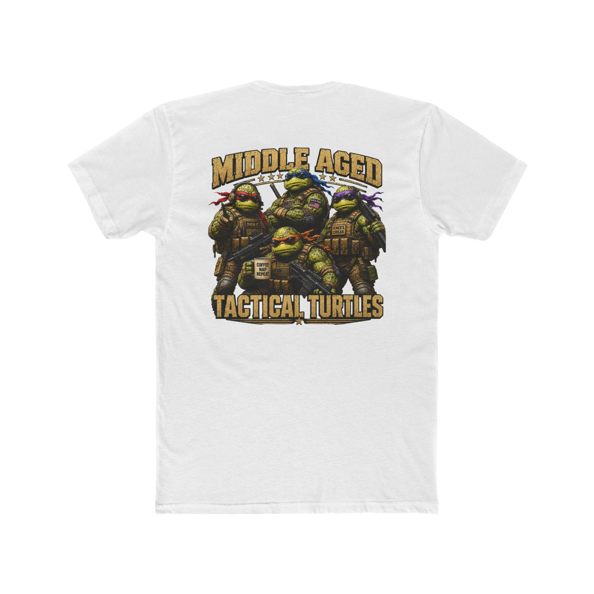 Middle Aged Tactical Turtles T-Shirt