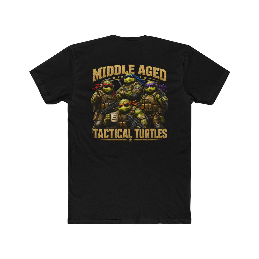 Middle Aged Tactical Turtles T-Shirt