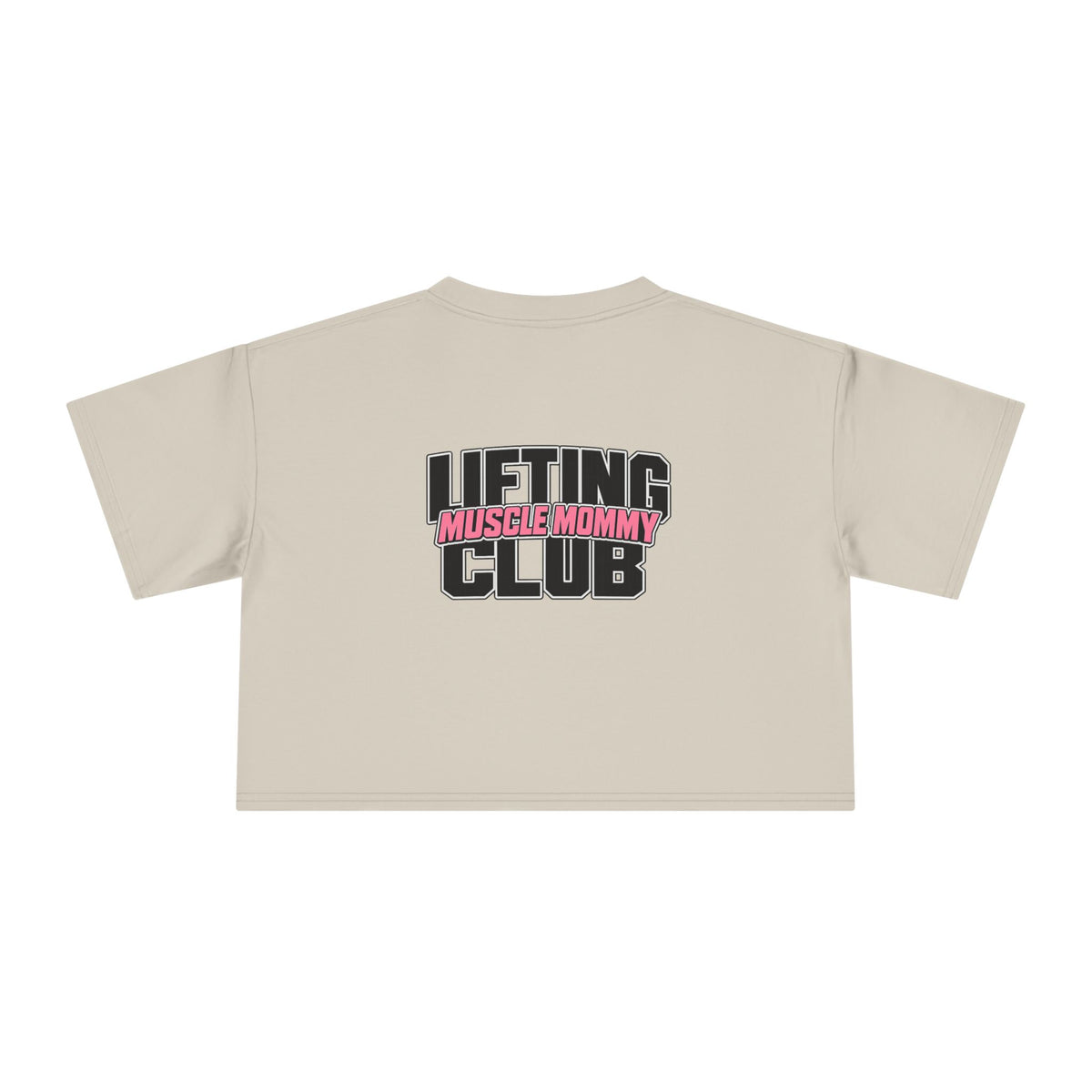 Lifting Club Muscle Mommy Crop Tee