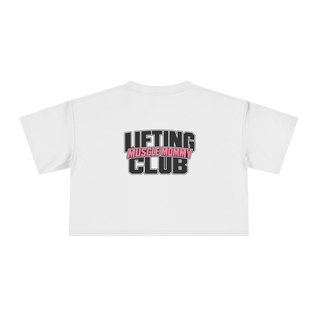 Lifting Club Muscle Mommy Crop Tee