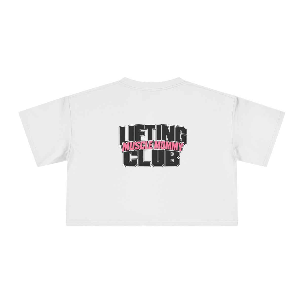 Lifting Club Muscle Mommy Crop Tee