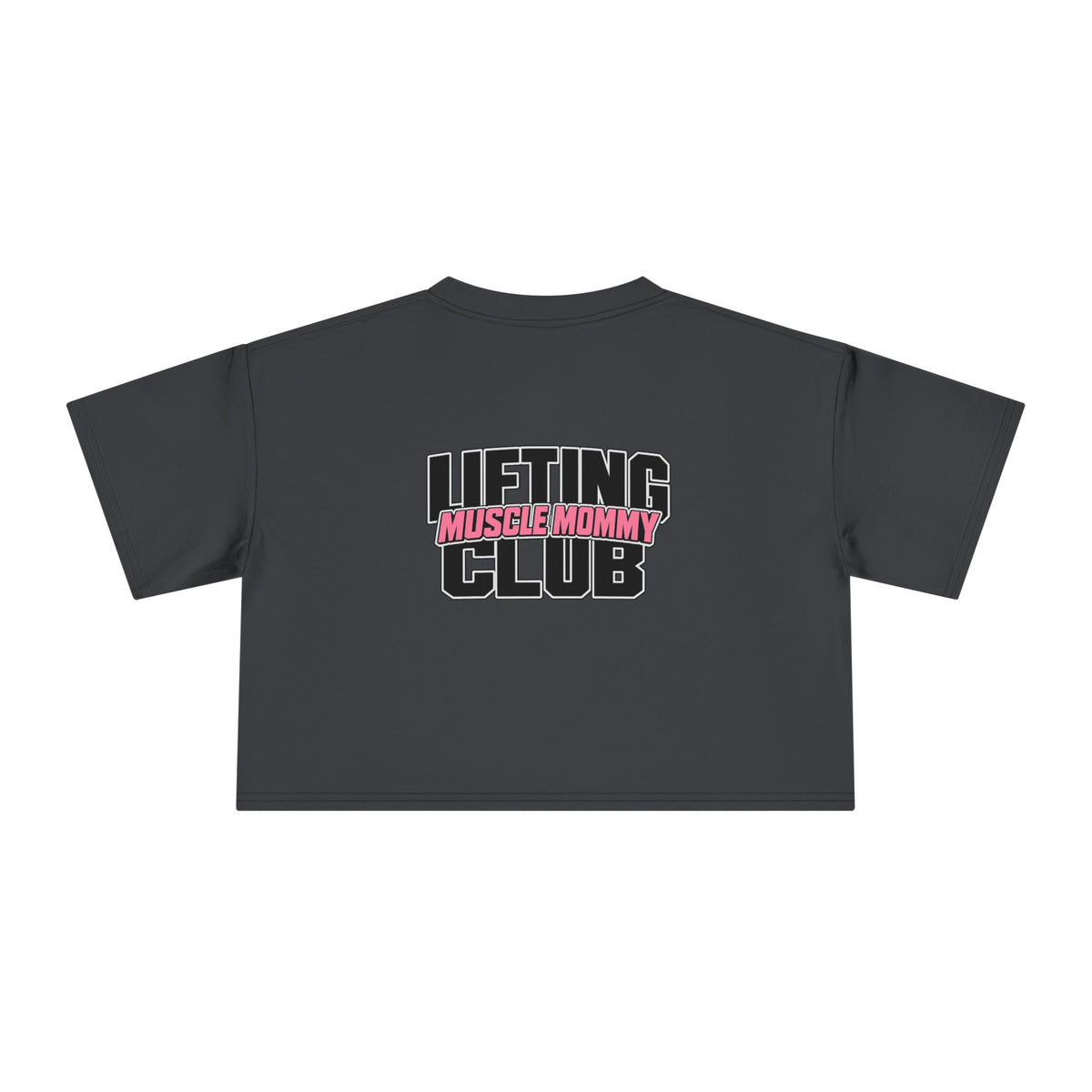 Lifting Club Muscle Mommy Crop Tee