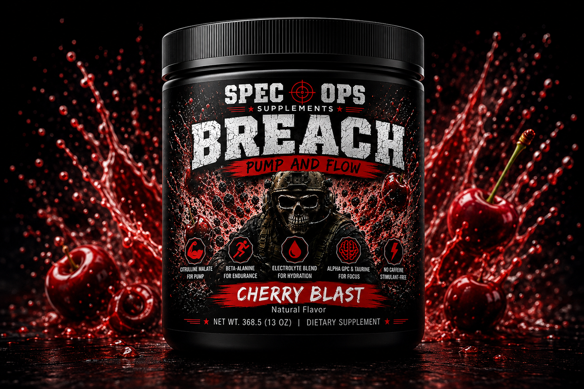 Breach Pump Formula Non Stim-Cherry Blast