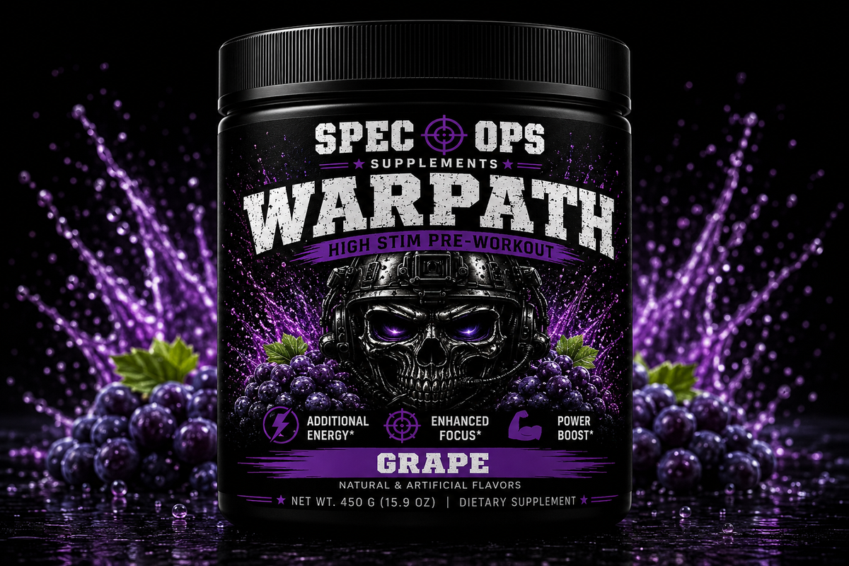 Warpath High Stim Pre workout-Grape