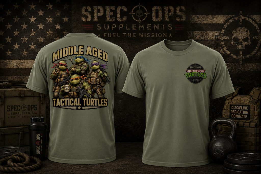 Middle aged tactical turtles