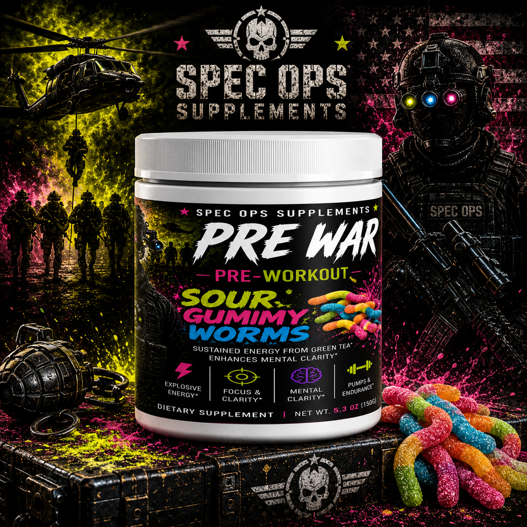 Pre Workout Low Stim (Sour Gummi Worm)