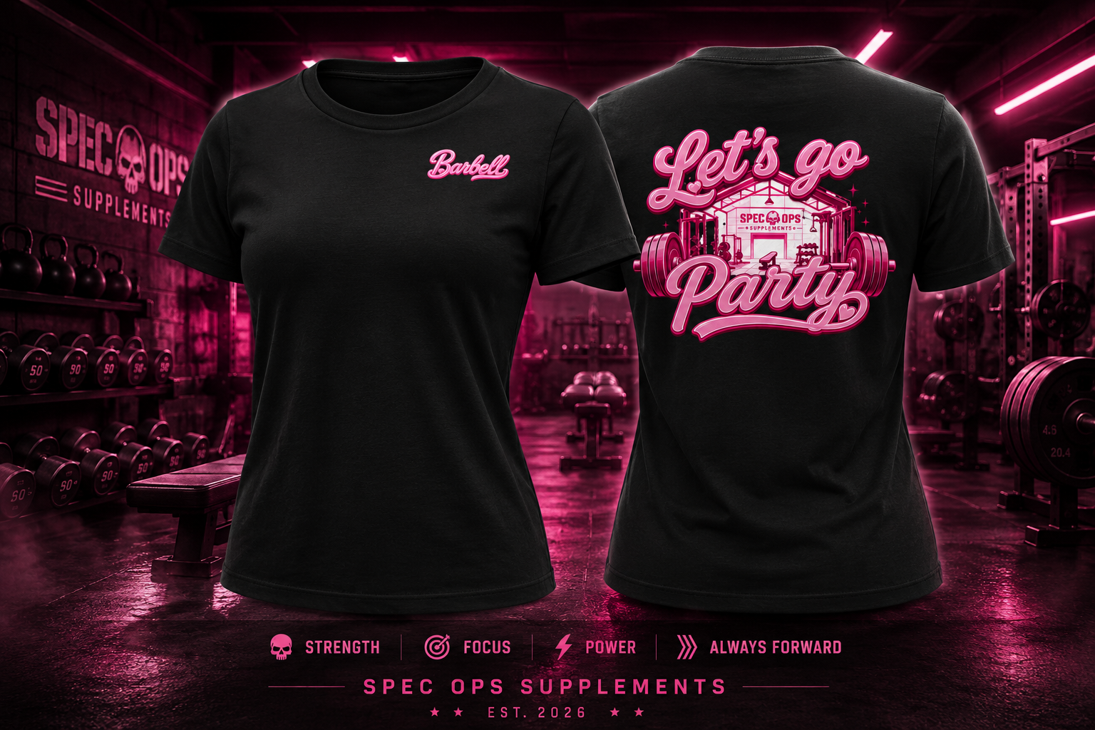Barbell Women's Relaxed T-Shirt