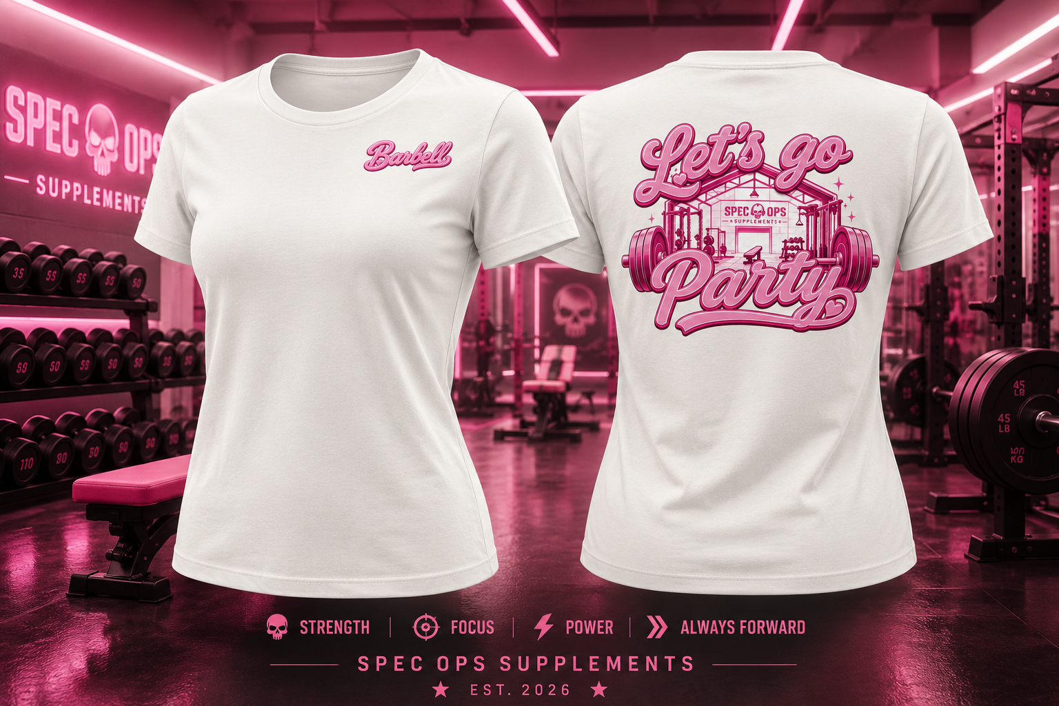 Barbell Women's Relaxed T-Shirt