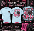 Let’s Go Girls Weightlifting T-Shirt